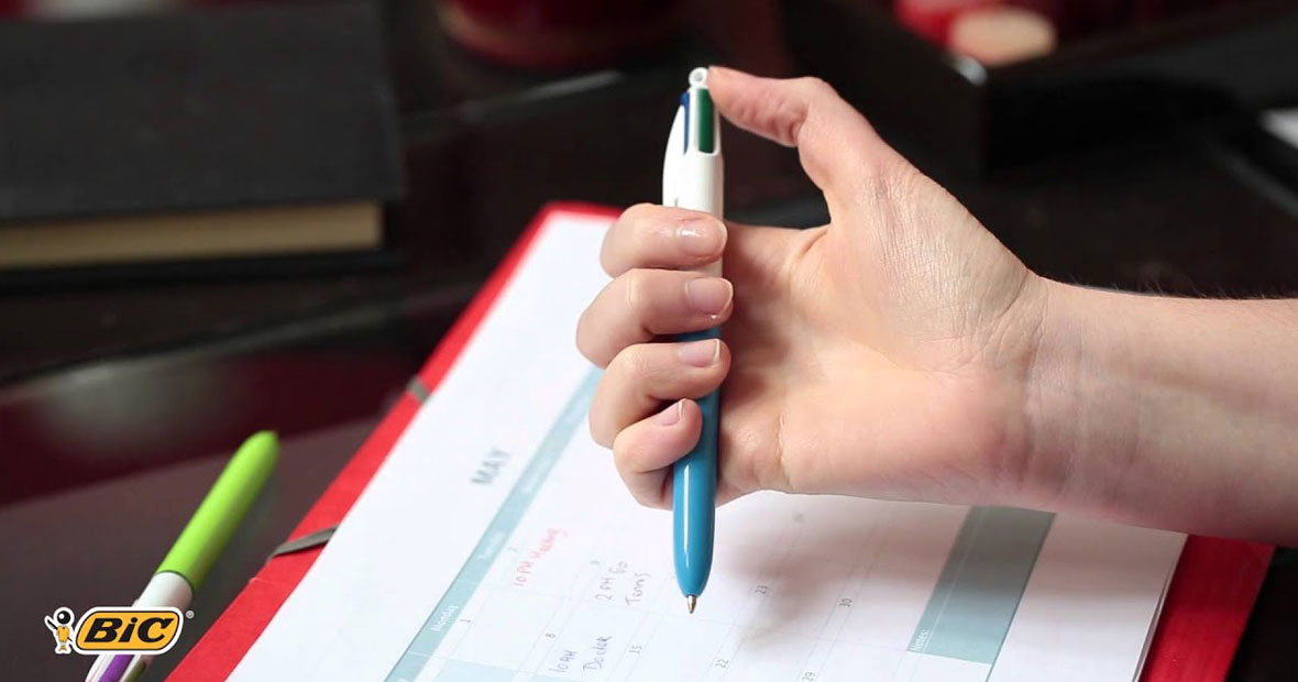 stylo Bic 4 couleurs